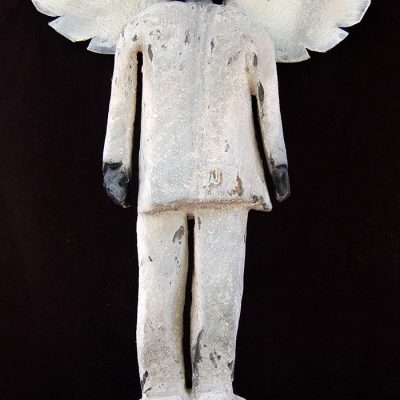343, GF White, Dark Male Angel with Tin Wings
