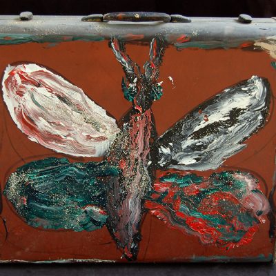 441, Clyde Jones, Butterfly Suitcase