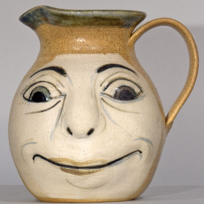 502, Little Mountain Pottery, Face Pitcher